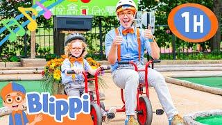 Blippi Buddy Bike Song | 1 Hour of BLIPPI Playtime Educational Songs For Kids