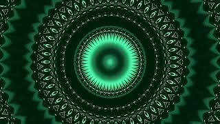 Green Mandala Kaleidoscope Insomnia Deep Sleep Relaxing Music Hypnotic Calming Meditation Trippy Zen