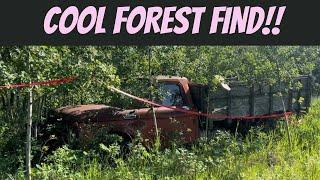 OLD TRUCK FOUND IN THE WOODS AFTER 20 YEARS!!