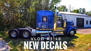 NEW DECALS | My Trucking Life | Vlog #3148