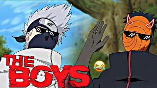 TOBI THUG LIFE || Tobi ~ Obito Sigma moments Kakashi team V's Tobi funny moments in hindi EP 22,28