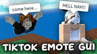 ROBLOX TikTok Emote GUI Script - ROBLOX EXPLOITING