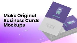 Make Original Business Cards Mockups