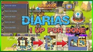 Como UPAR RÁPIDO com diarias (quest azuis) #warspear #mmorpg #mobile