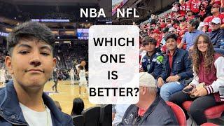 NBA Courtside Vs NFL Game - Which One’s Better? | MJ Singh