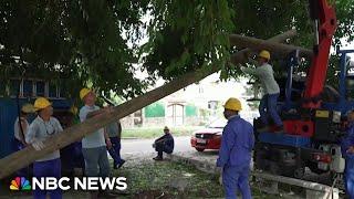 Cuba hit by 6.8 earthquake after weeks of storms and blackouts