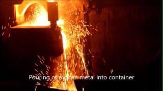 metal casting process, continuous casting, making of billets