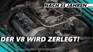 Mercedes V8 nach 33 Jahren zum ersten mal geöffnet - W140 Projekt part 2 #viral #tutorial #mercedes