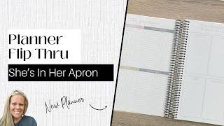 New Planner! | Flip Through My New "She's in Her Apron" Planner | Planner Lineup 2025