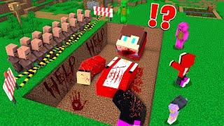 Who Buried GIANT JJ ALIVE in Minecraft Challenge - Mikey & JJ Maizen