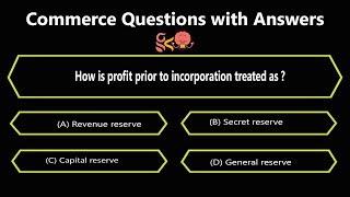 Commerce Questions with Answers in English || GK MIND