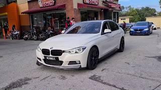 BMW M4 M5 F30 F10 [Karak] Malaysia Leaving RV Convoy Flags Off