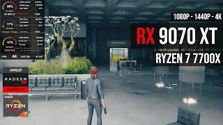 Control - RX 9070 XT + Ryzen 7 7700X | Ray Tracing | 1080p | 1440p | 4k | Benchmark