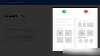 What is Visual Noise in UIUX design