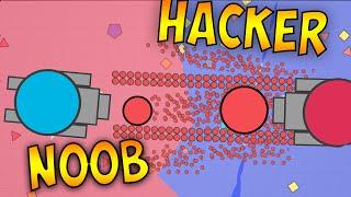 Diep.io HACKER VS NOOB - New Game Mode in Diep.io