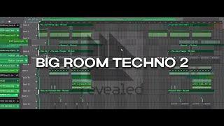 BIG ROOM TECHNO TEMPLATE 2 in FL STUDIO like Hardwell, Olly James (FLP, Stems..) 2024