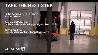 Allegion Dallas Regional Service Center Facility Tour