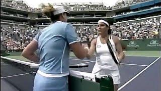 Monica Seles vs Arantxa Sanchez-Vicario 2002 Indian Wells QF Highlights