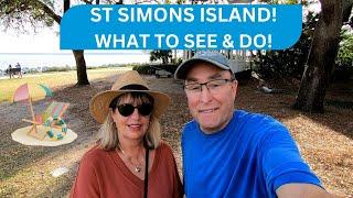 ST SIMONS ISLAND! WHAT TO DO & SEE! The Lighthouse, East Beach, The Pier, Fort Frederica & MORE