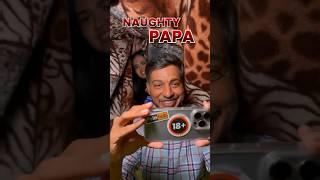 Naughty Papa pe 3 tech pranks! #shorts #youtubeshorts