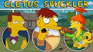 The Complete Cletus Spuckler Timeline | The Simpsons