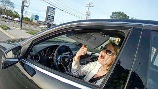 Woman Takes Over Traffic Stop & Flees From Officer