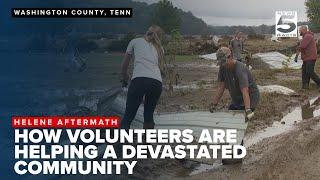 How volunteers are making a difference with flood clean-up