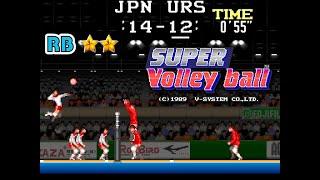 1989 [60fps] Super Volleyball 63900pts ALL