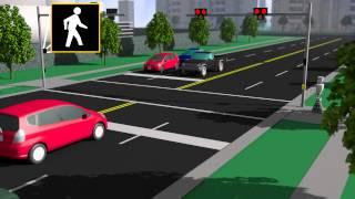 How To Use A Pedestrian Hybrid Beacon - Animation