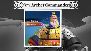 New Archer commanders | Rise of kingdoms