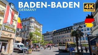 Baden-Baden, Germany: A walking tour in 2023 I  4K HDR