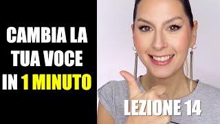 CORSO DI CANTO GRATUITO | COME CANTARE MEGLIO IN 1 MINUTO | Lezione 14