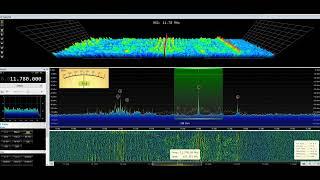 Driving the Icom IC-R8600 receiver with SDR Console - complete with 3D spectrum scope display