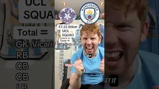 Building a €1.25 Billion Champions League XI