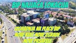 BIP napokon izrada novog urbanističkog plana pasarela do GAK nove saobraćajnice teren i dron video