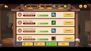 Idle heroes Tavern rerolling for seven star quest insane high roll !!!