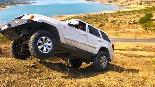 2008 jeep Grand Cherokee 5.7 Hemi wk diagonal cross test / Quadra drive II Quadra Trac II systems