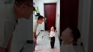 儿子一回家就是乱丢，必须得给他纠正过来！#baby#funny#cutebaby