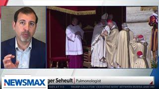 Pope Francis resting after breathing issues from pneumonia in both lungs