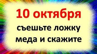 10 октября съешьте ложку меда и скажите в день Савватия Пчеловода. Народные приметы лунный календарь