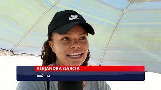 Bañistas disfrutan de playa "La Empacadora" en CSL