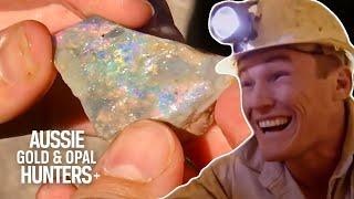 "How Does It Feel Being RICH?!" The Cheals Find RAREST Opal Worth Over $60K | Outback Opal Hunters