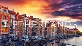 Netherlands 4K: The Land of Windmills and Tulips - Relaxing Music Film #amsterdam