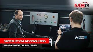 Online training with MSG Equipment