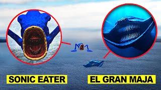 DRONE CATCHES SHIN SONIC EATER VS EL GRAN MAJA IN REAL LIFE!