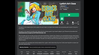 Getting the True Ending for Lydia's Art Class || ROBLOX