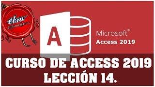 CURSO DE ACCESS 2019 - LECCIÓN 14 CUADROS COMBINADOS Y SUBFORMULARIOS