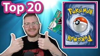 Meine Top 20 Lieblings Pokémon Karten