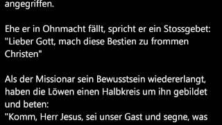 [Witz] Ein Missionar wird von einem Rudel Löwen angegriffen - Gott hört Gebet