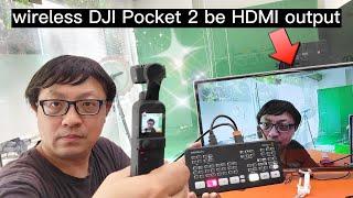 Wireless DJI Pocket 2 / MEVO Start connect to atem mini pro | turn wireless into HDMI